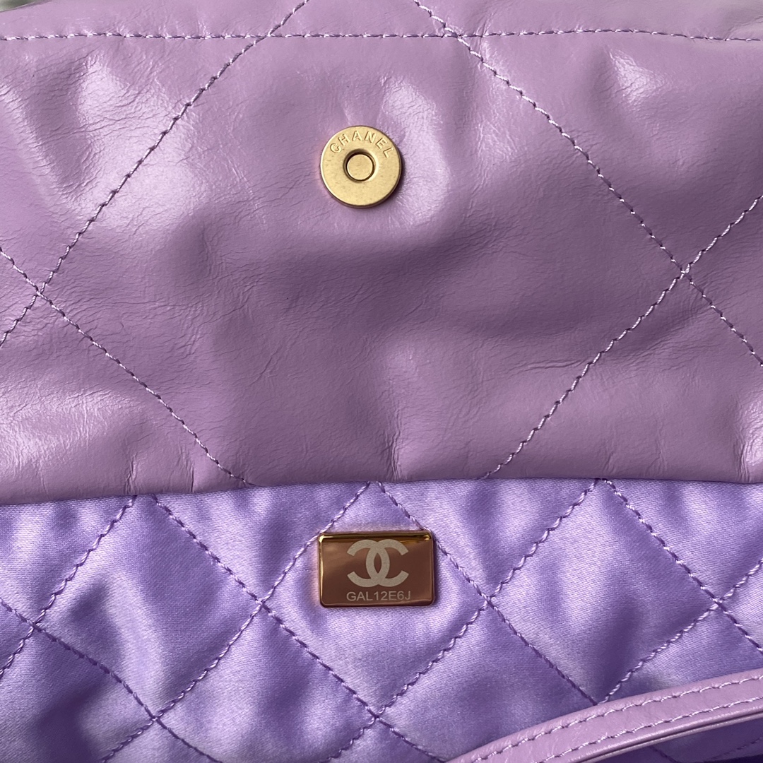 Calfskin 22 Small Handbag Shoulder Bag AS3260 Purple